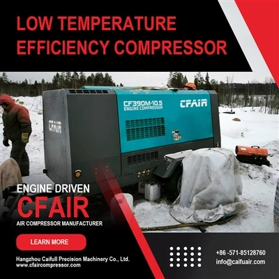 Lowperature Sandstrahlung Topeffizienz Luftkompressor: CF390M -10. 5 Diesellu...